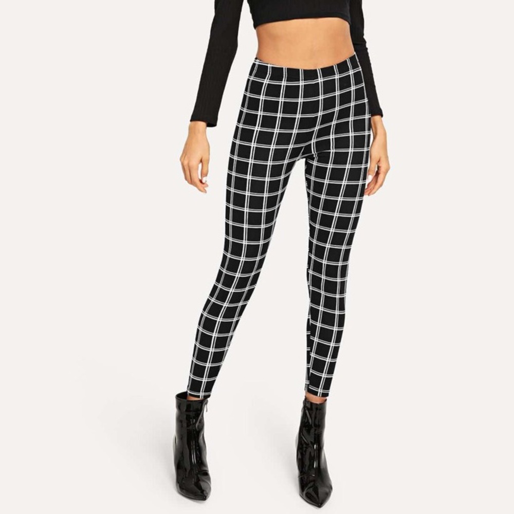 π Plaid Buttery Soft Brushed Legging - Picture 2 of 8